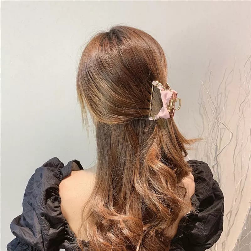 Jepit Rambut Hiasan Pita Hair Jepit Rambut Besar Untuk Wanita Aksesoris Fashion Wanita Korea F551