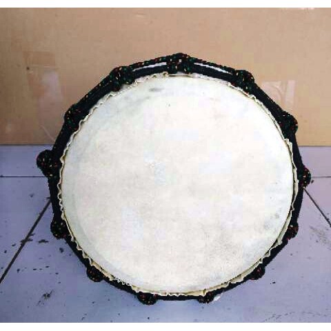 Alat musik Jimbe ukir 40cm kendang Djembe bali MAINAN ANAK REBANA SEMI DARBUKA  DUMBUK