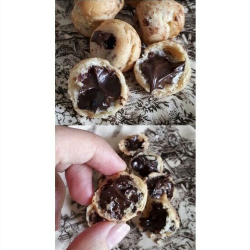 

Kue Sus Coklat Kemasan 100gr