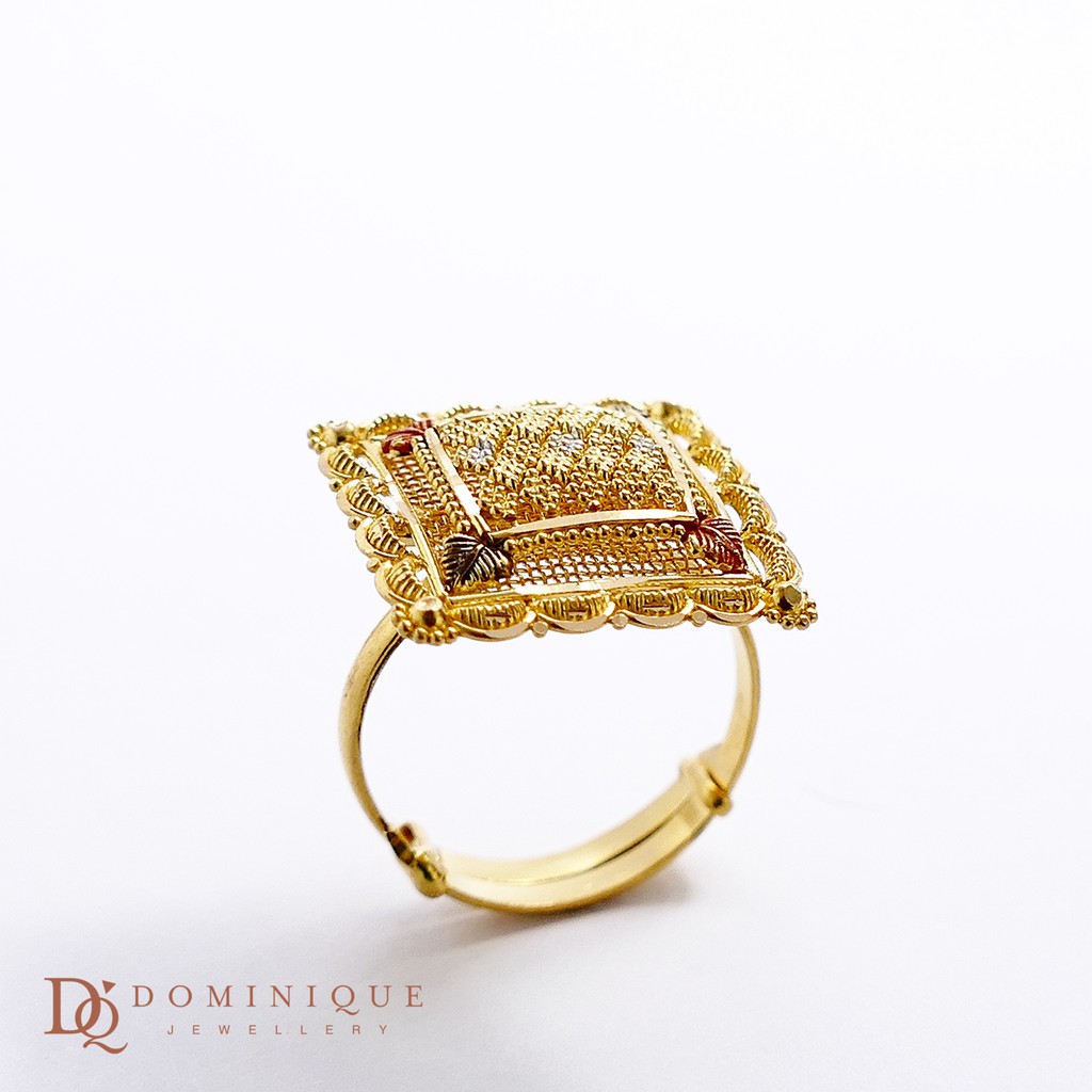 

Dominique Jewellery-Cincin Dubai Standar Internasional 91,6% DQC 1810