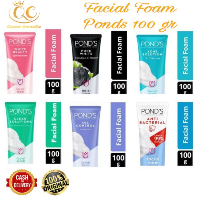 POND'S  FACIAL FOAM 100 GR ORIGINAL 100 %~ Ponds Sabun Promoooo