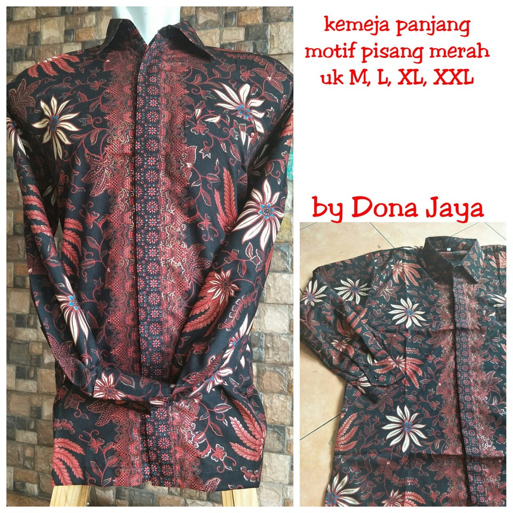 kemeja batik lengan panjang termurahhh