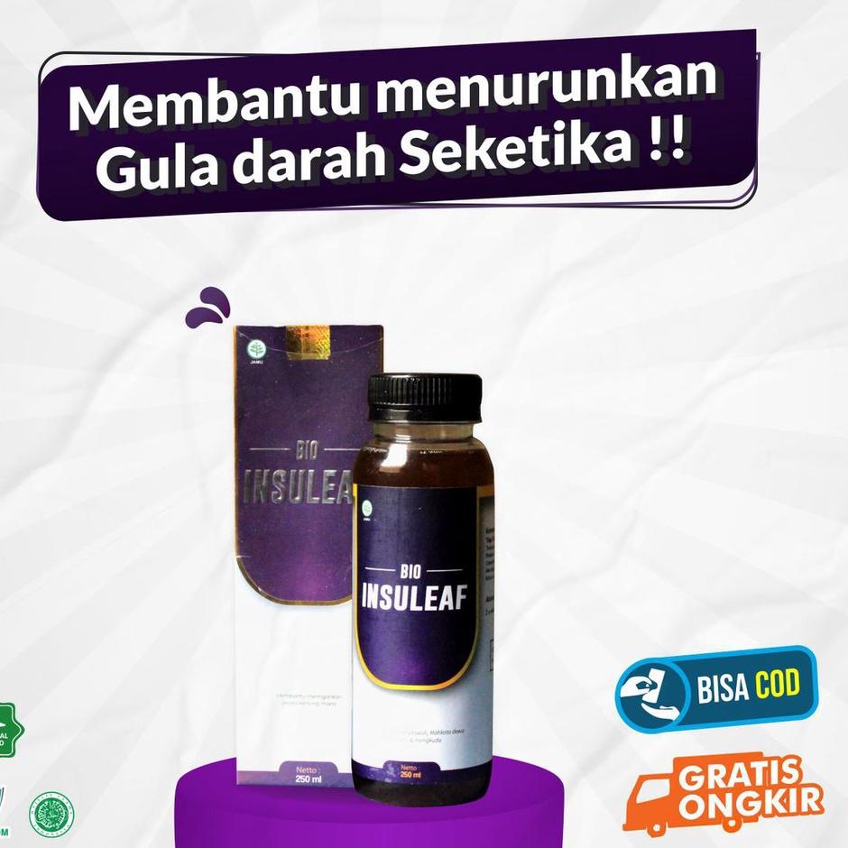 

Diskon❃➙ BIO INSULEAF OBAT HERBAL ALAMI KHUSUS DIABETES DAN KENCING MANIS - ORIGINAL 100% 72