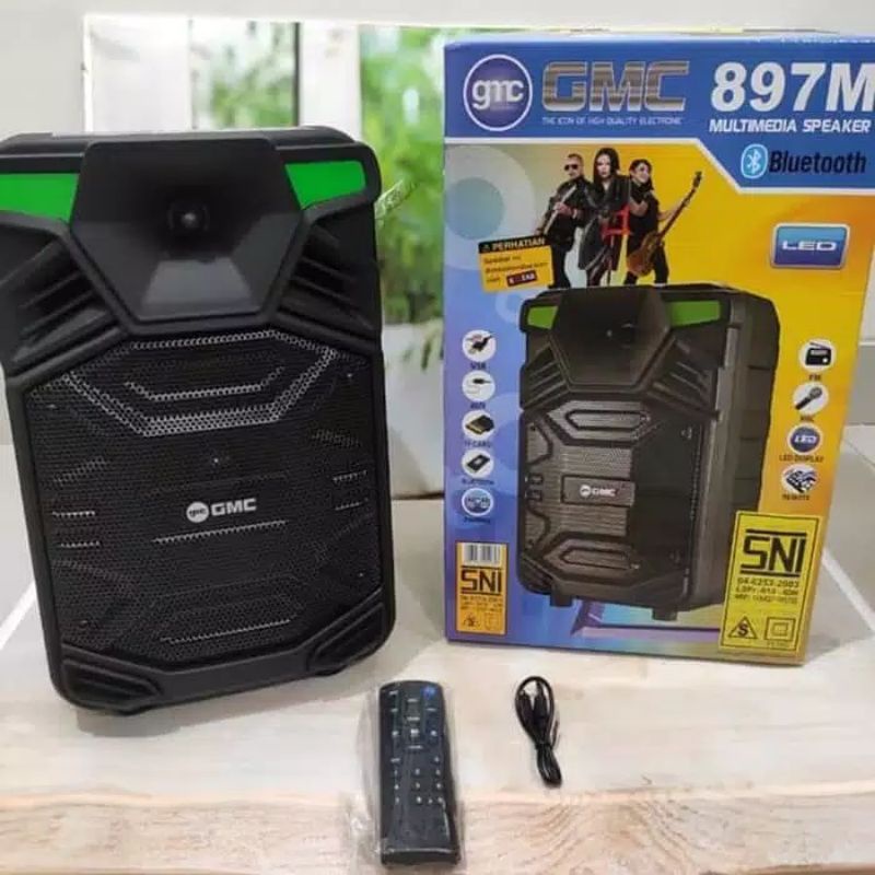 SPEAKER BLUETOOTH KARAOKE GMC-897M / GMC- 897C BT bonus mic / SPEAKER BLUETOOTH