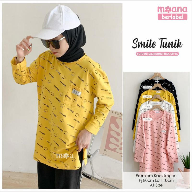 TUNIK ORI MOANA || ATASAN WANITA KEKINIAN TUNIK MOTIF TERBARU KAOS LUCU