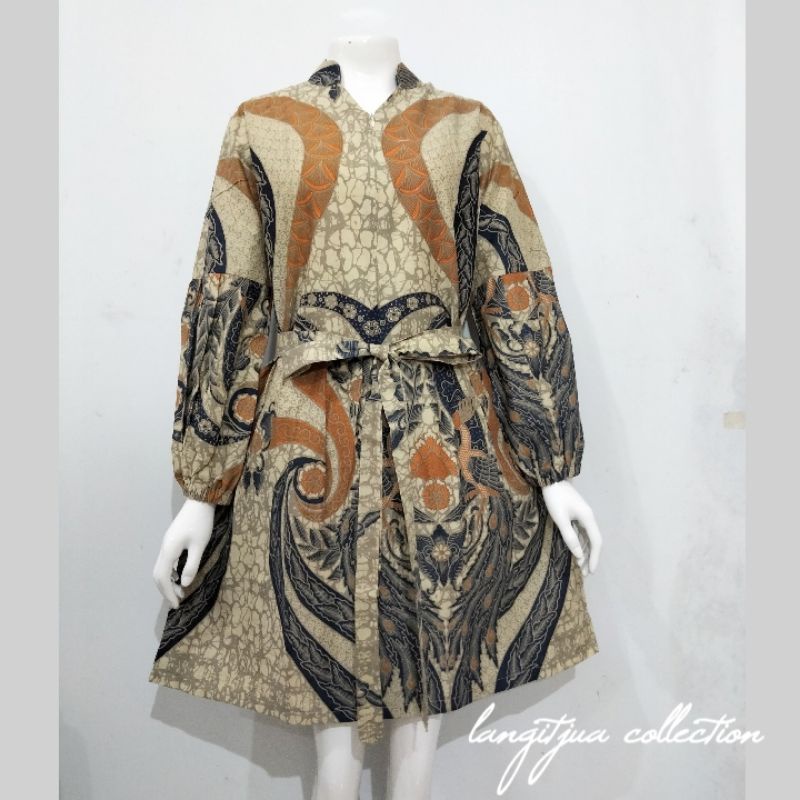 TUNIK BATIK NIDDA MERAK BUSUI FRIENDLY | DRESS BATIK NIDA MERAK