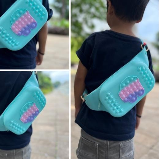 ❄ TAS POP IT RANSEL UNICORN /TAS BOBA IMPORT /TAS POP IT/ TAS LUCU WARNA PASTEL ➦