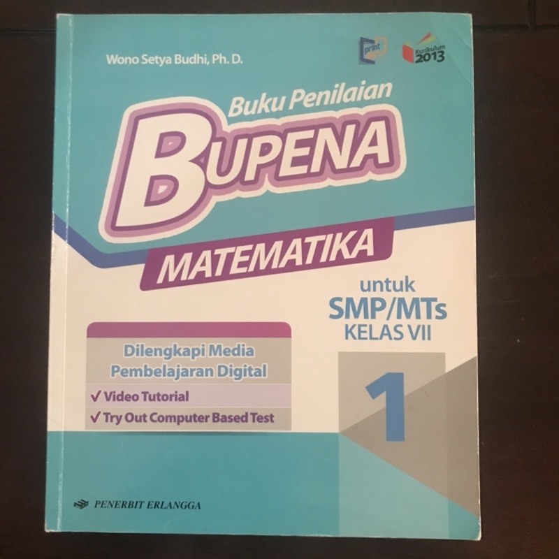 

buku bupena matematika kelas 7 smp Erlangga