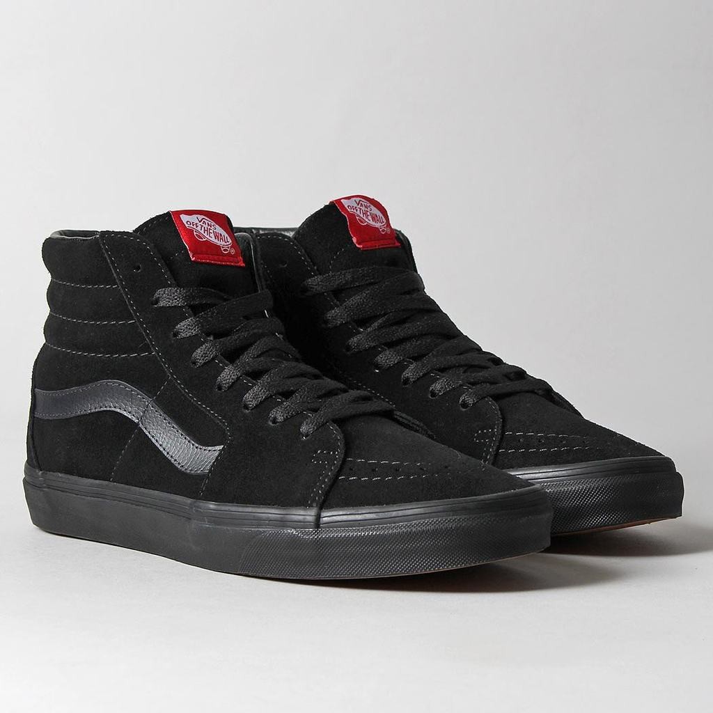 vans sk8 high black black classic core original resmi store