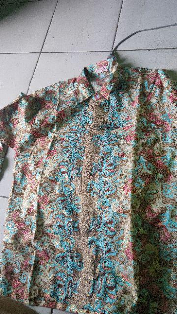 (cod) Kemeja Batik Pria Panjang Salem Mewah/kemeja Wisuda/batik Pagar Bagus/engagement