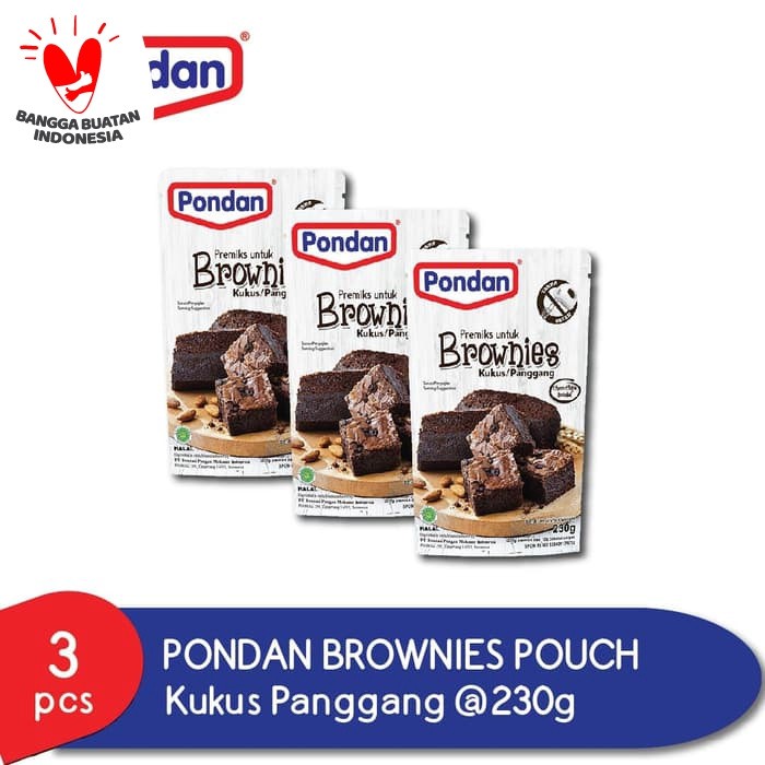 

Promo Spesial Pondan Brownies Kukus Panggang (3 Pouch) Eksklusif