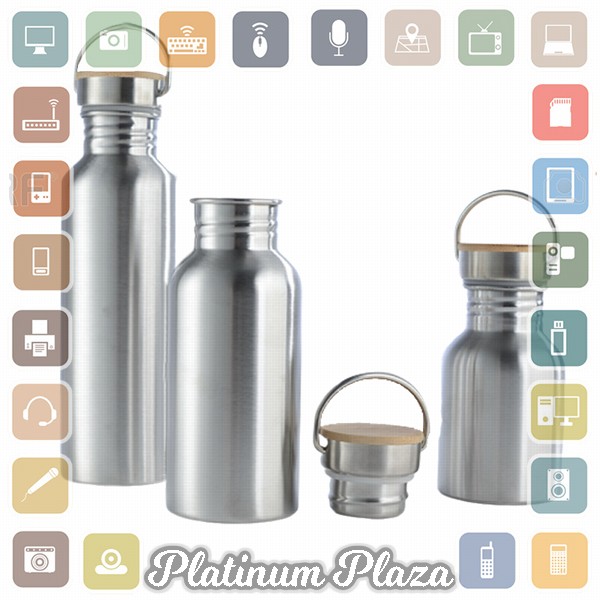 Mtuove Botol Minum Insulated Thermos Stainless Steel 500ml - YM006 - Silver`2HX3XG-