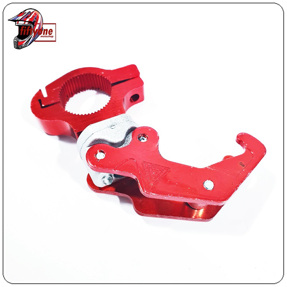 Gantungan Barang Model Robot Merah CNC Motor PCX  Adjustable Variasi