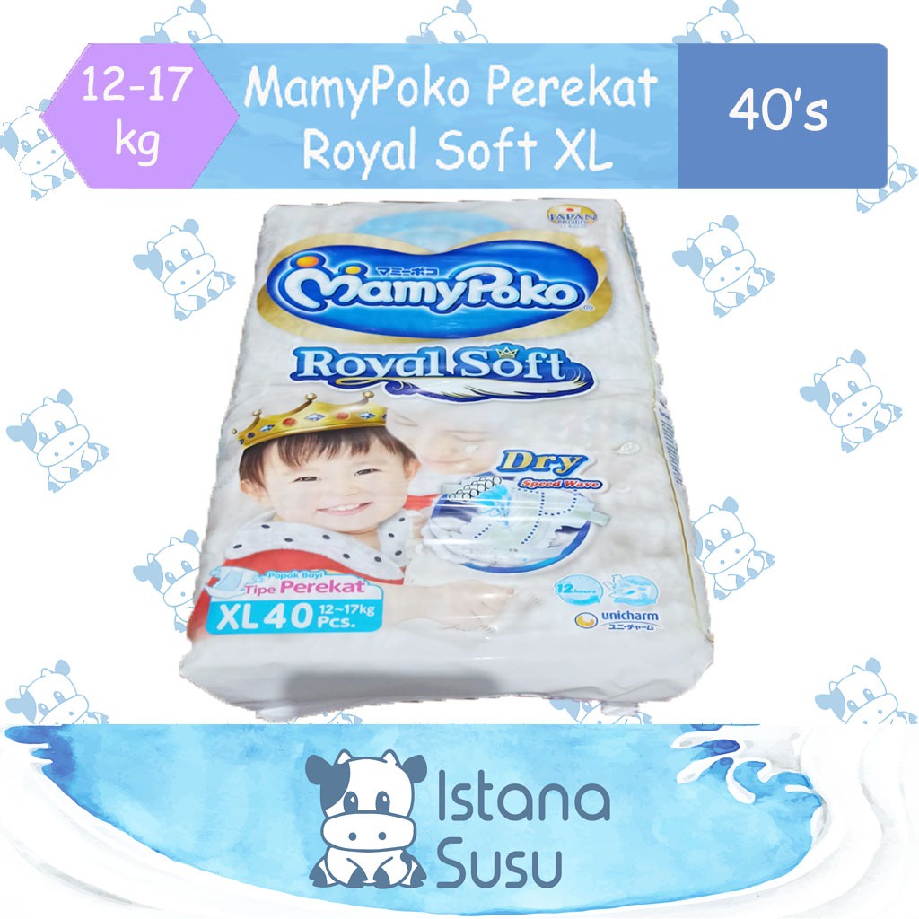 MamyPoko Royal Soft Tipe Perekat Extra Dry