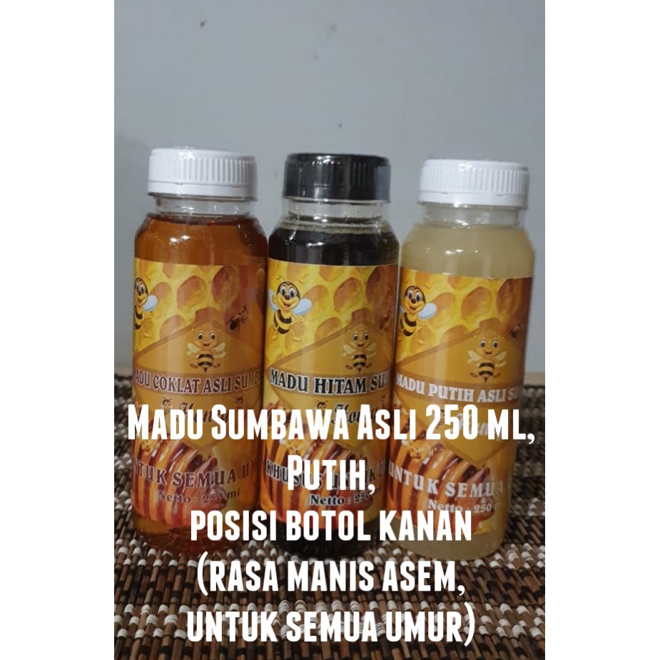 

Madu Putih Sumbawa Asli 250ml (untuk semua umur)