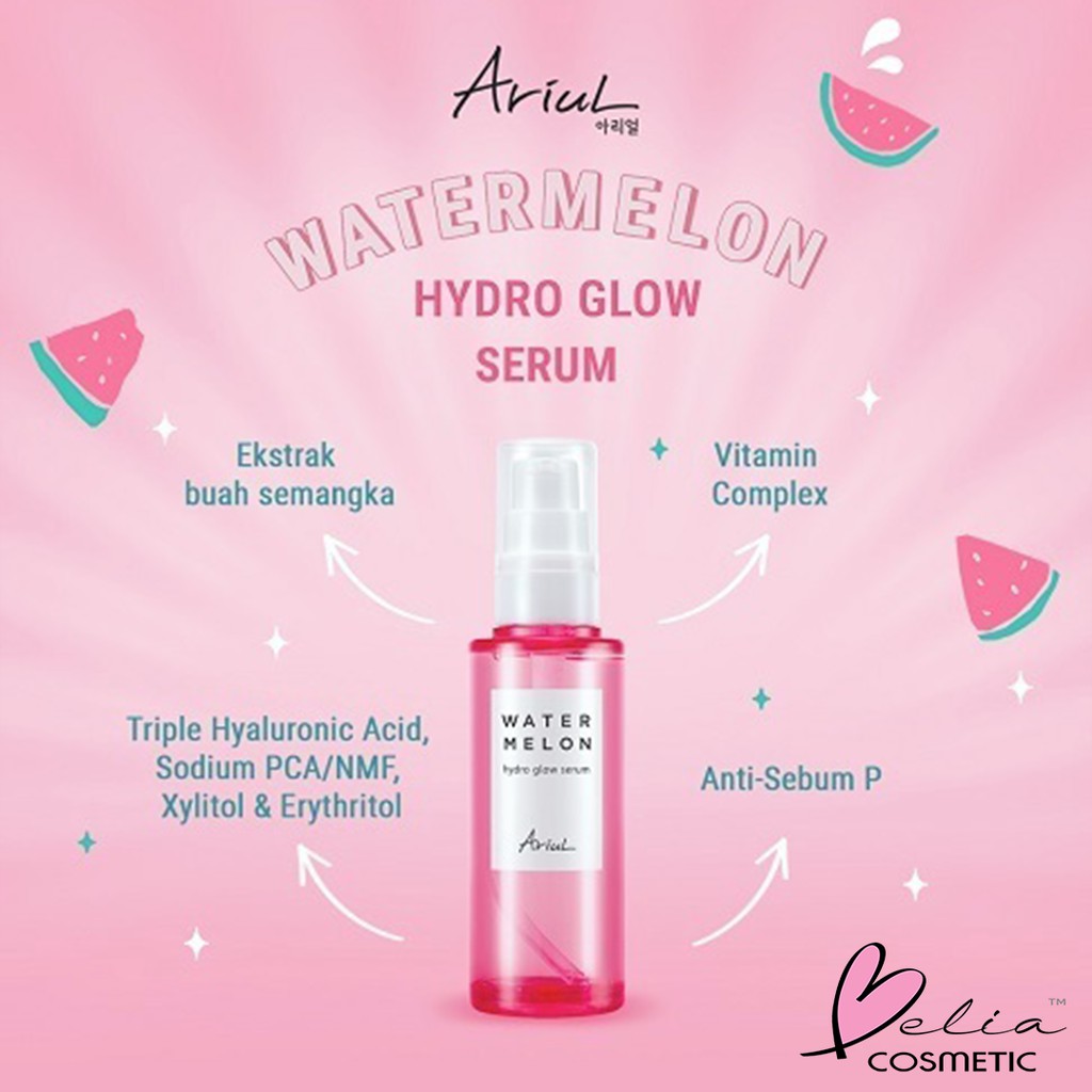 ❤ BELIA ❤ ARIUL Watermelon Hydro Glow Series (Serum | Sleeping Mask | Sheet Mask | Cream | Mist)