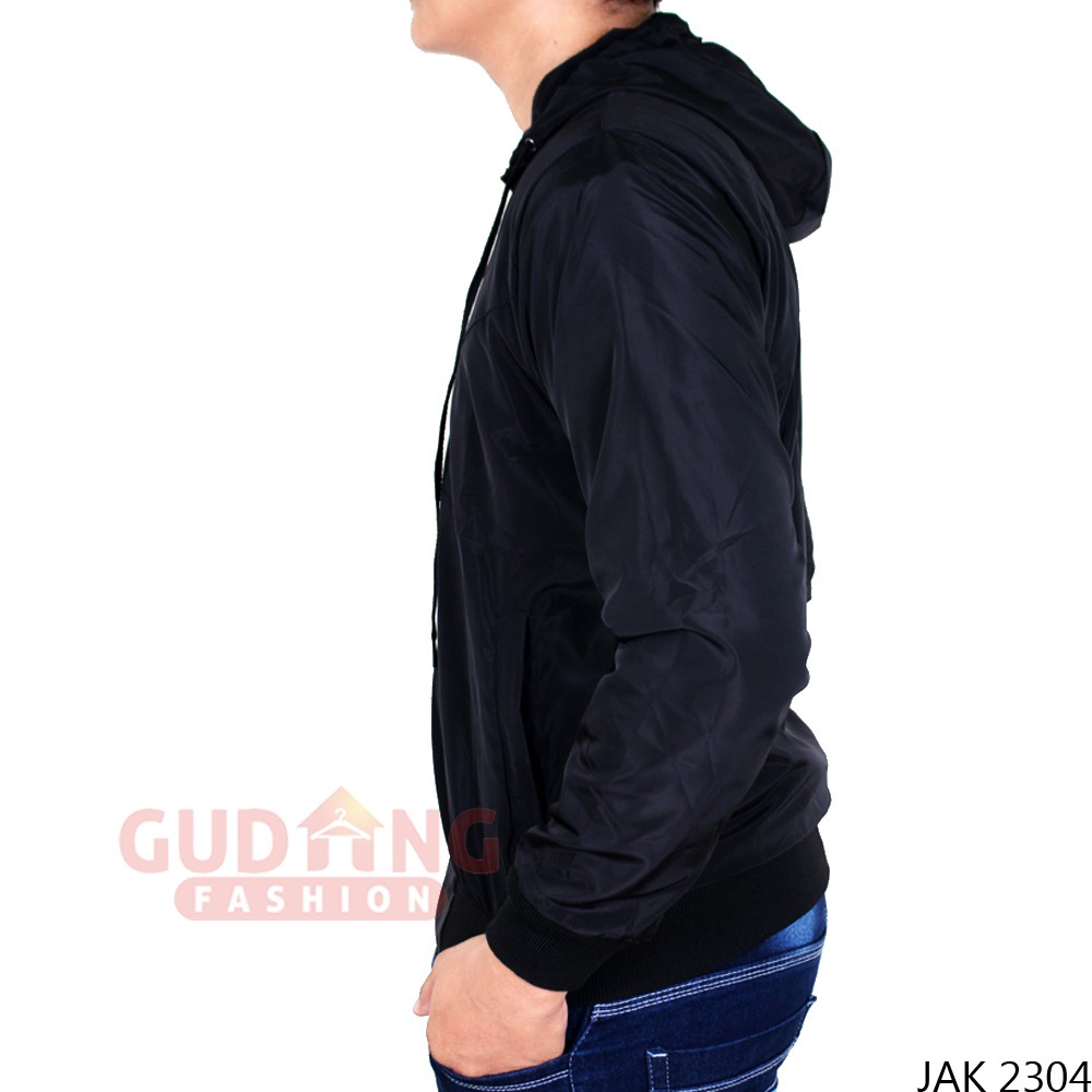 Jaket Parasut Keren Distro Pria Parasut Mayer Model Hoodie - JAK 2304