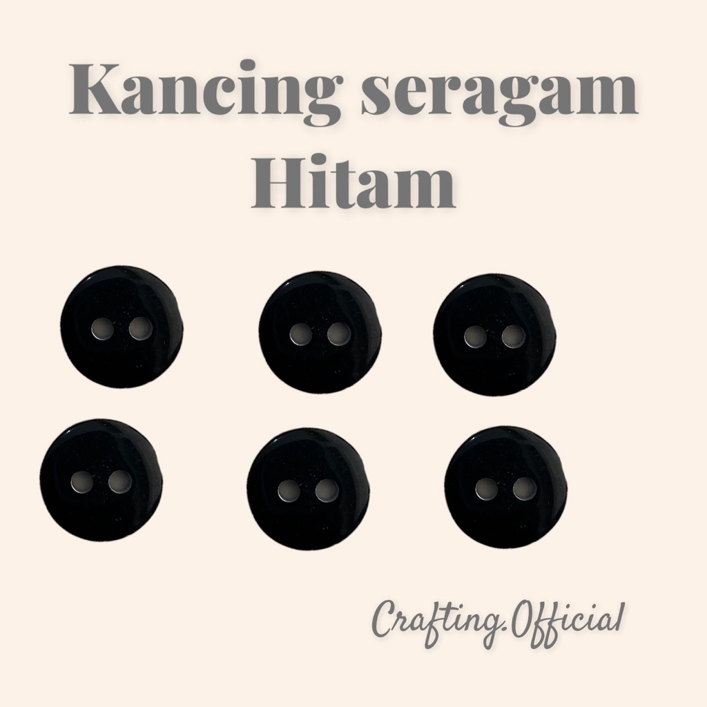 10pcs KANCING BAJU SERAGAM