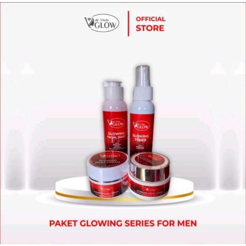 PAKET GLOWING SERIES FOR MEN BY DR.VIVIN GLOW