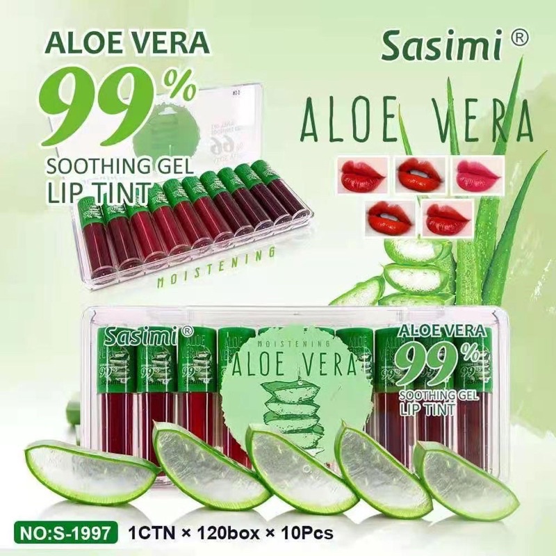 ✨NAGIHI✨ ECER - SASIMI ALOE VERA LIPTINT - Sasimi Aloe Vera Liptint 99% Lip Tint