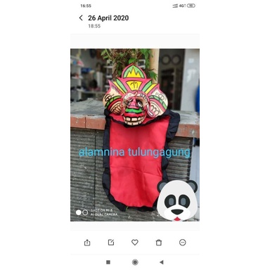 barongan caplokan spon anak anak