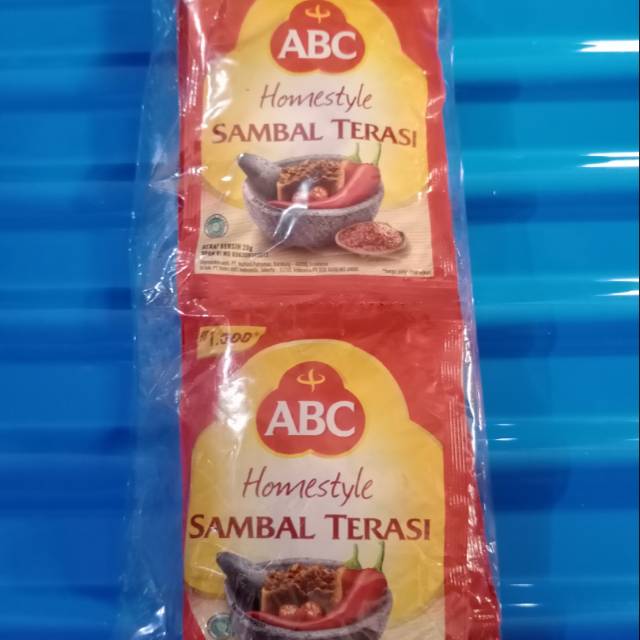 sambal terasi abc sachet / sambal abc geprek / sambal abc rendang