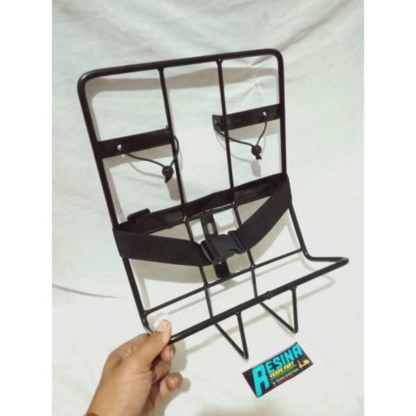 Midle rak midel rack tengah vespa hitam dan croom px sprint pts super ready