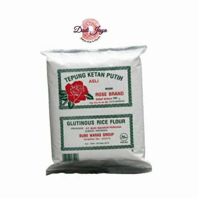 

Termantab] Rose brand tepung Ketan putih 500g