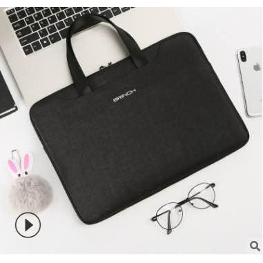 Tas Laptop Jinjing Handstrap FashionTrendy Size 15 -15.6 inch black