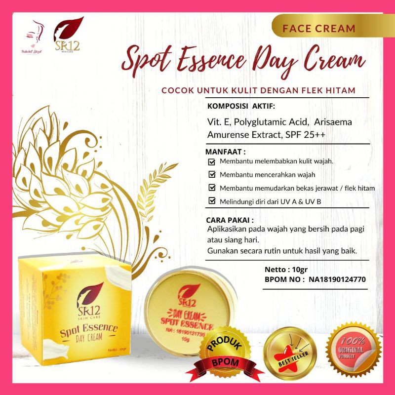 

Atasi FLEK HITAM || Spot Essence Day Cream