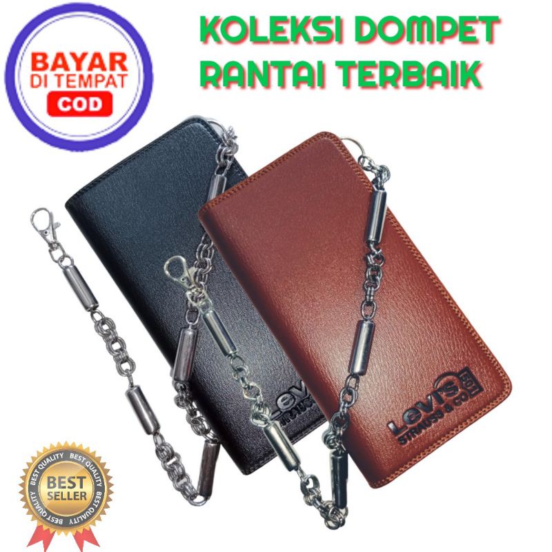 AZ. STYLE-DOMPET PRIA RANTAI / DOMPET PANJANG/DOMPET KULIT