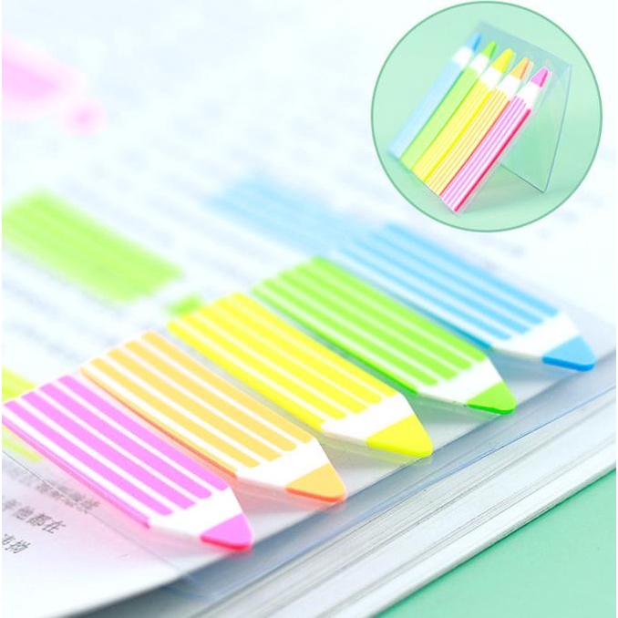 

STICKY NOTES BENTUK PENSIL MEMO POST PENCIL - 5 WARNA ARROW