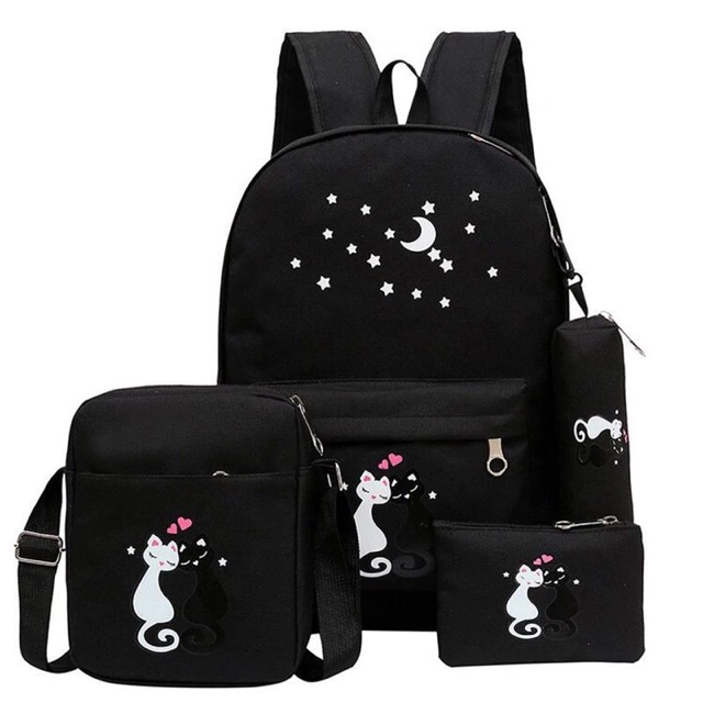 MORYMONY TAS JABOX - Tas Ransel Backpack Fashion Tas Sekolah-HITAM