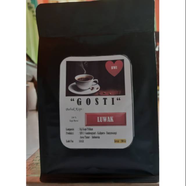 

Kopi Luwak alam