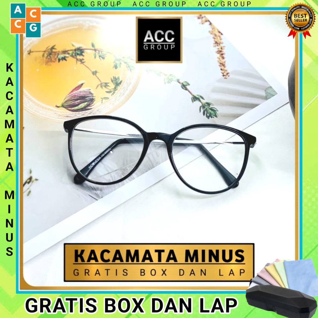 KACAMATA MINUS GAYA TRENDY KOREAN (0.50 s/d 4.00) FREE BOX DAN LAP SUNGLASSES UNISEX NEW IMPORT