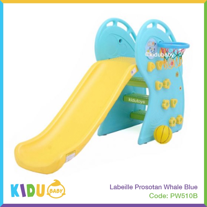 Labeille Prosotan Anak Whale KC510 Biru Hijau Merah / Prosotan Whale Slide Kidu Baby