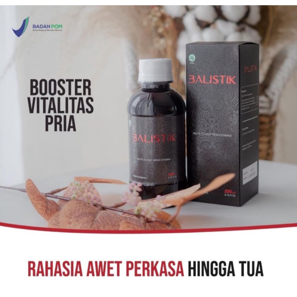 MADU BALISTIK SUPLEMEN VITALITAS &amp; STAMINA PRIA DEWASA TAHAN LAMA BPOM