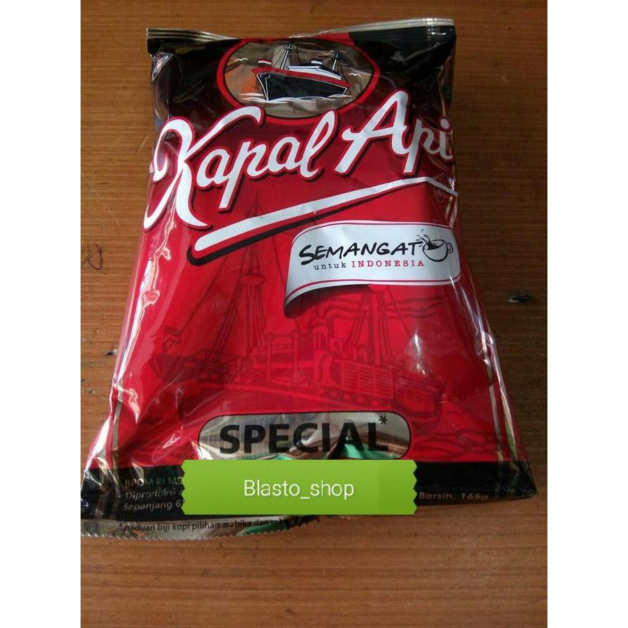 

KOPI KAPAL API SPESIAL 165 GR khusus gosend grab SALE