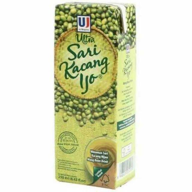 

Sari Kacang Ijo Ultrajaya Kartonan isi 24 Pcs