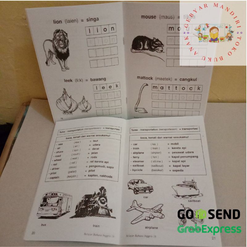 Buku Belajar Bahasa Inggris Jilid 1 untuk Anak PAUD TK dan Pra SD-1