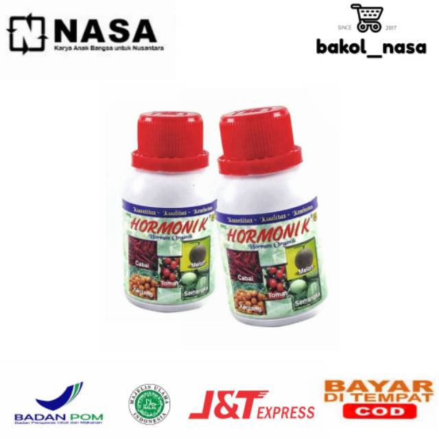 HORMONIK Hormonik Mengandung Zat Pengatur Tumbuh (ZPT) Organik Auksin,Giberelin, dan sitokinin