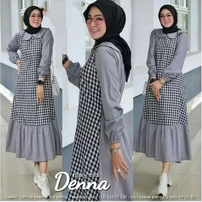 Denna maxy bahan katun rayon super premium