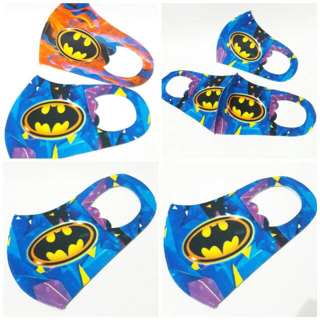 Airco regiment Nutteloos Masker Anak Anak Remaja Motif Gambar Batman | Shopee Indonesia