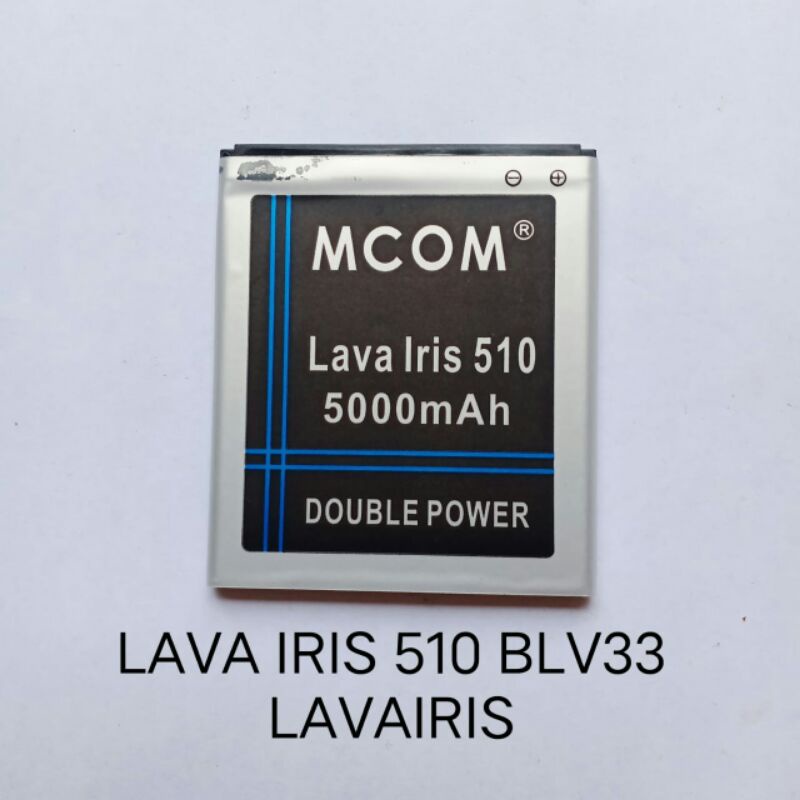 baterai Lava iris 510 BLV33 / 600 . W600 LEB101 Lavairis double power battery baterei batere batrei