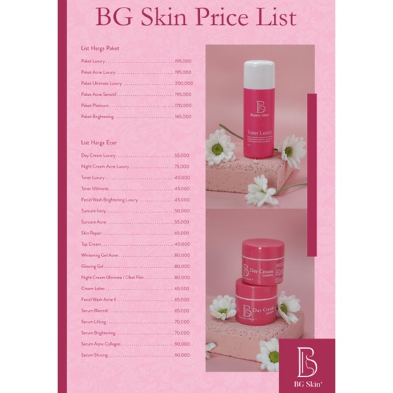 Beauty Glow Paket Luxury (BG SKIN)