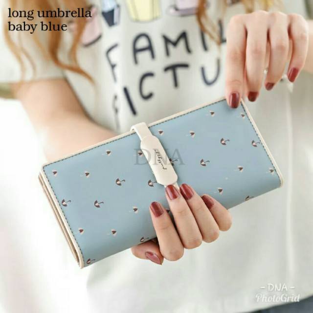 Dompet Wanita Lipat Panjang PAYUNG UMBRELLA Size Long / Dompet Besar Murah Muat Banyak