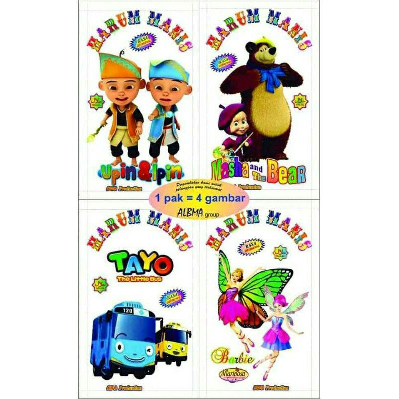 

PLASTIK HARUM MANIS 1 PACK 4 GAMBAR