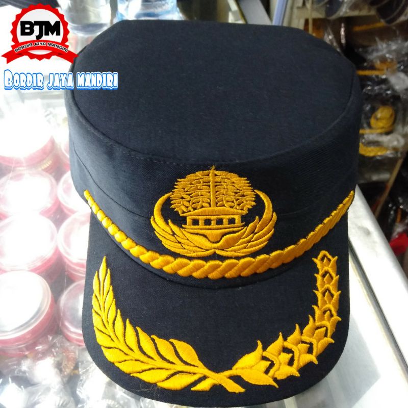 topi komando korpri hitam