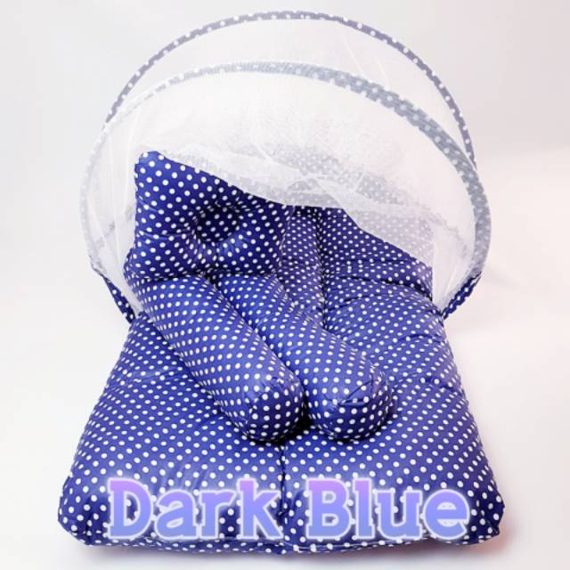 KASUR KELAMBU / Kasur Lipat Kelambu Motif POLKADOT