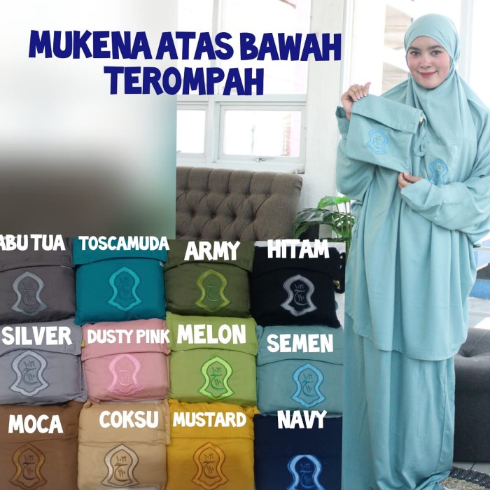 mukena atas bawah Hadramaut terompah